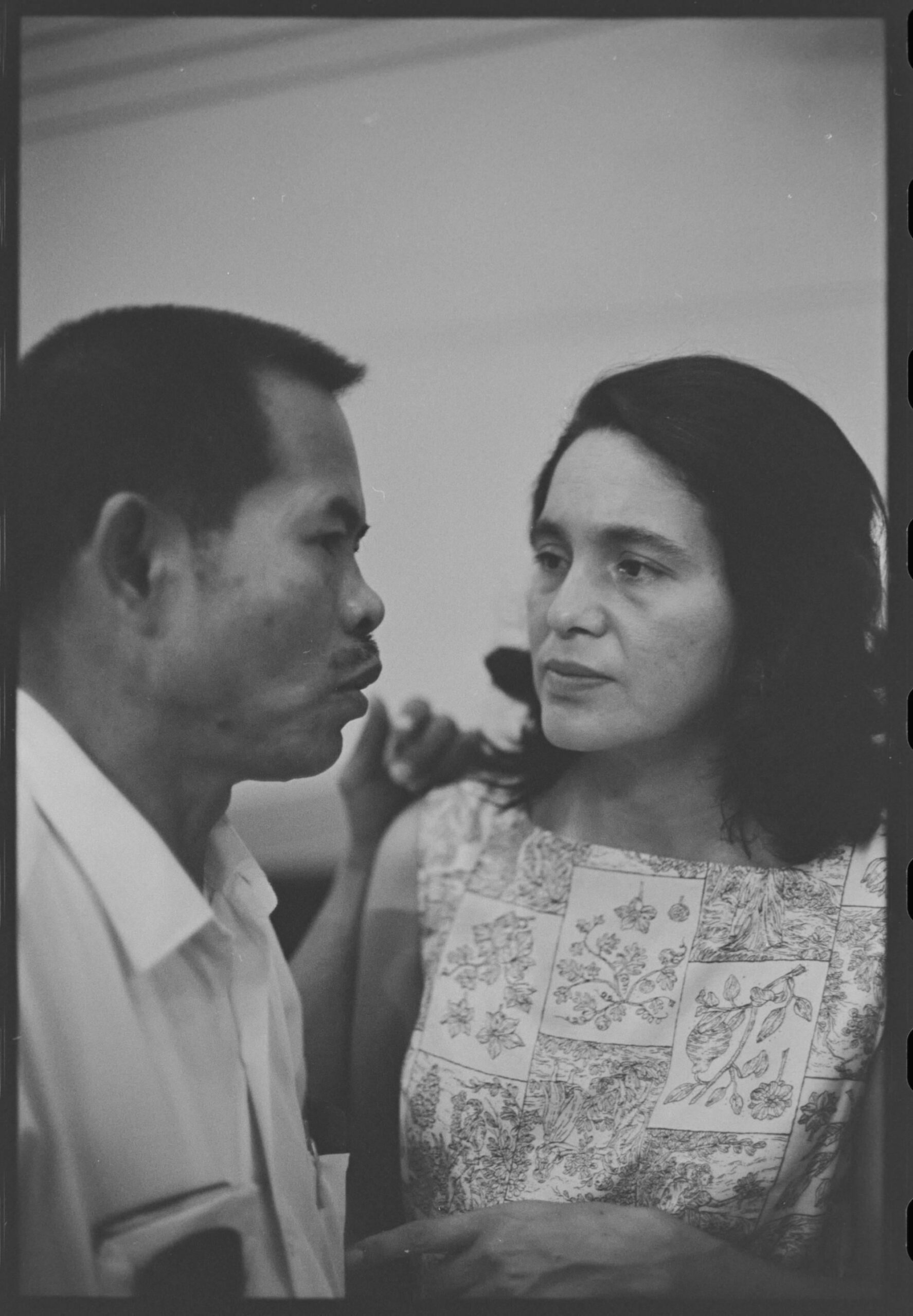 Labor leaders and activists Dolores Huerta and Larry Itliong, joining forces to fight against the exploitation of farm workers and demand rights. They revolutionized the labor movement – 1960s [505×729]