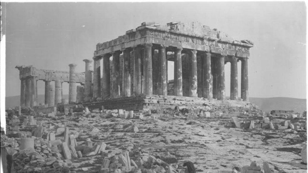 The Acropolis of Athens as it appeared in the 1870s. [1024 x 576] Photo by Francis Firth.
