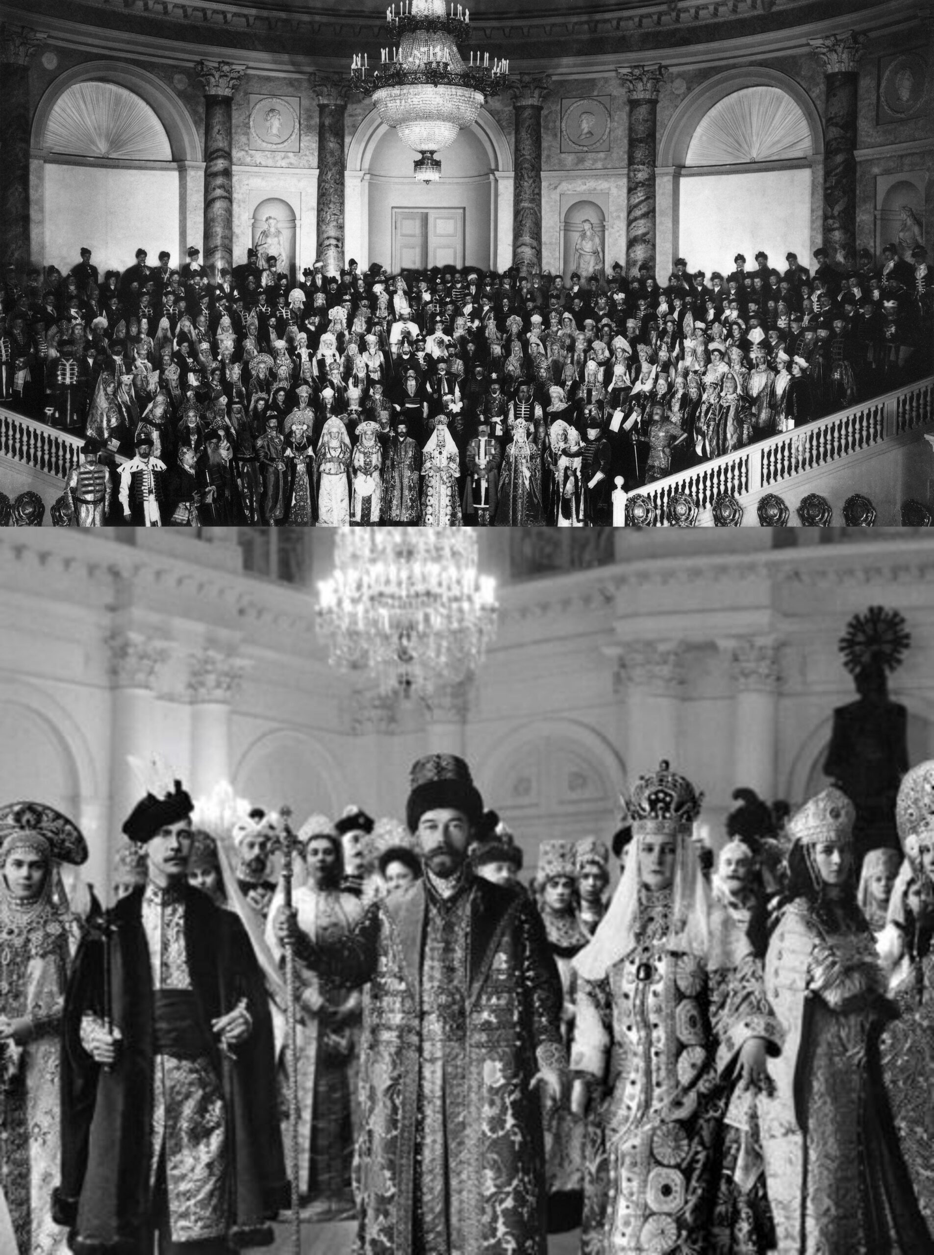 Photos from the last Romanov costume ball held at Winter Palace in 1903. It was held in the in two stages, on February 11 and 13 [1200×900]