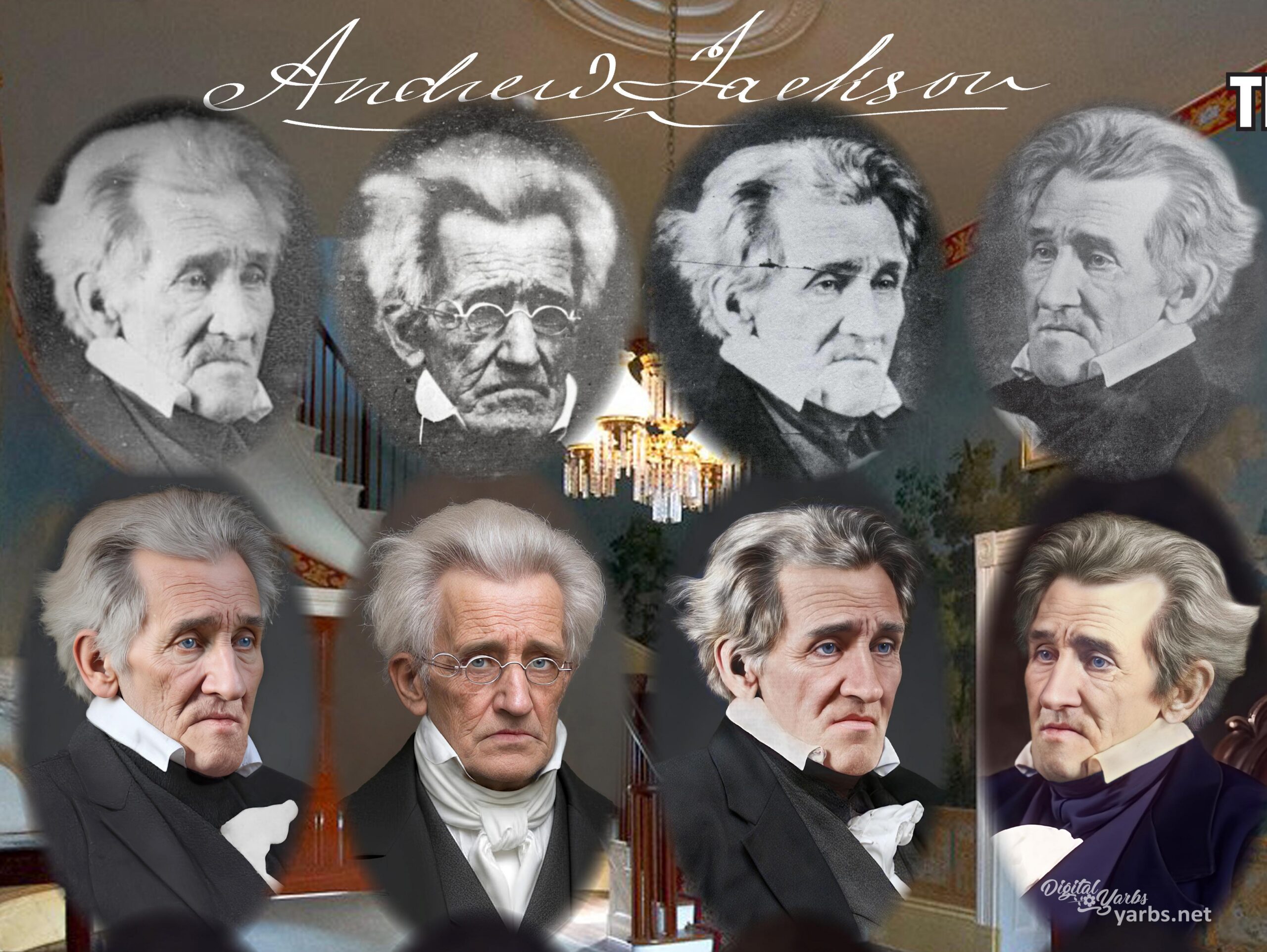 Various Photographs of Andrew Jackson taken approx. April 15, 1845 3774×2835 pixels
