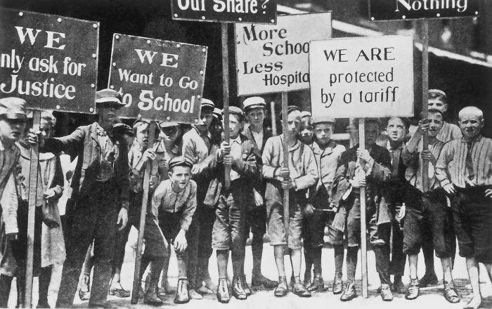 Child labor strike in Philadelphia, 1902. [700×440]