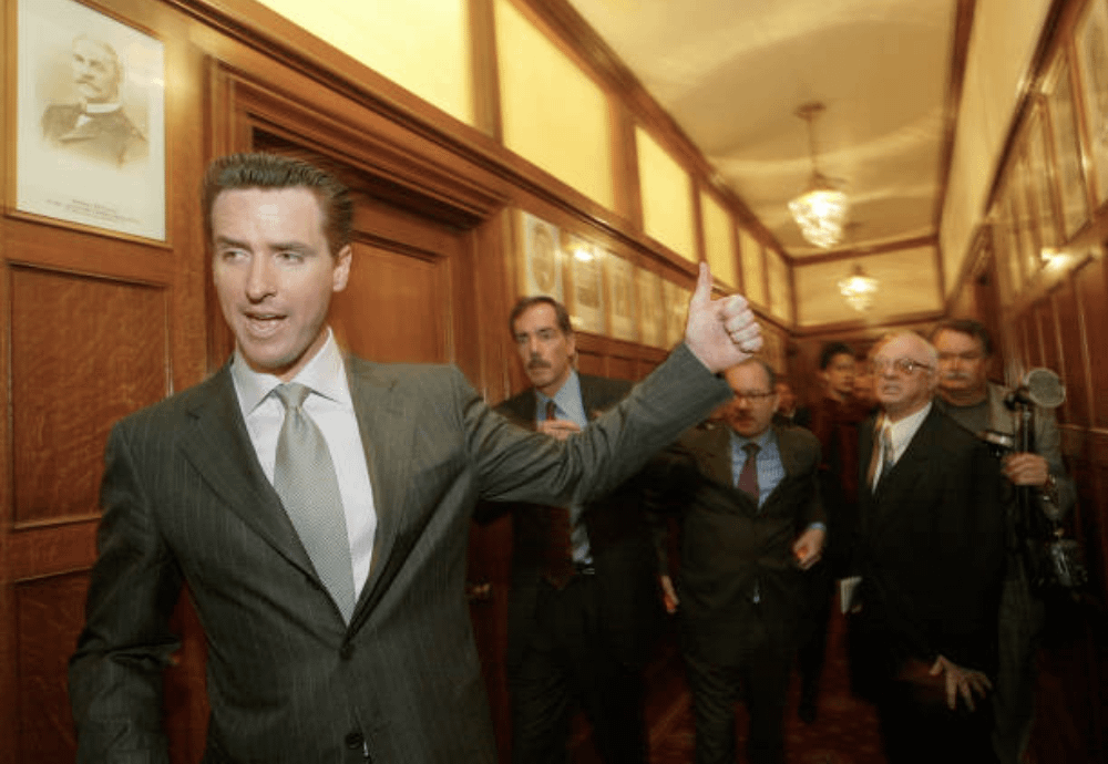 Mayor Gavin Newsom in the San Francisco City Hall [1000 × 690] (2004)