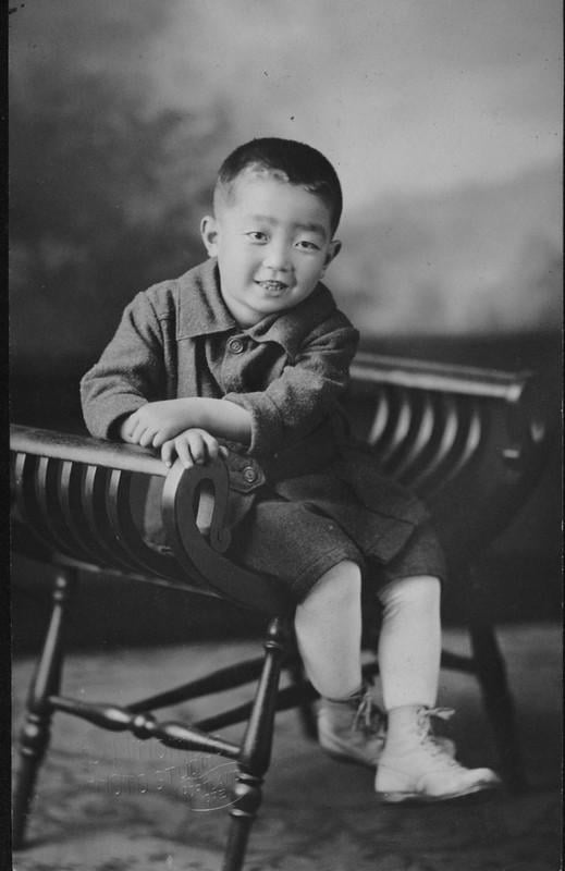 Munekazu Tachibana (1917–1923), the 6-year-old Japanese-American boy murdered by military police in the Amakasu Incident. c. 1922–1923 [519×800]