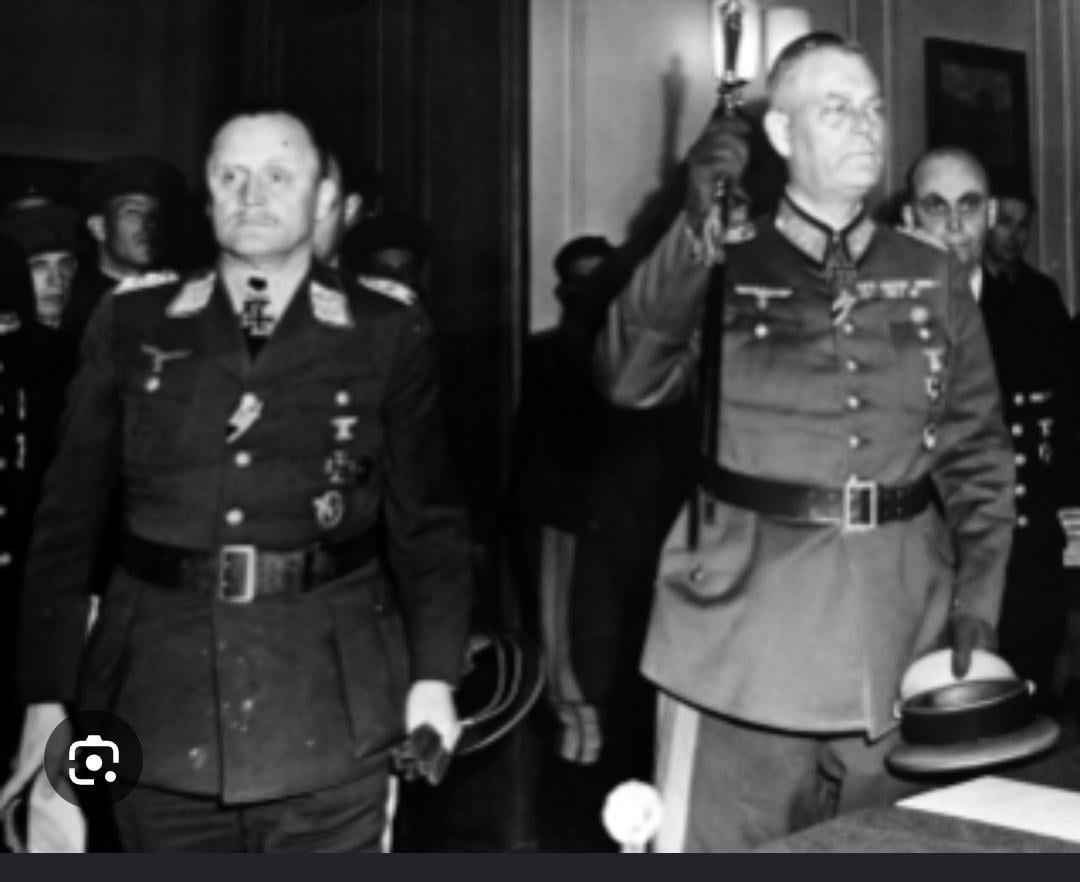 Wilhelm keitel ( chief of the Nazi high command) summoned to sign Nazi surrender may 8th 1945 (1284×1800)