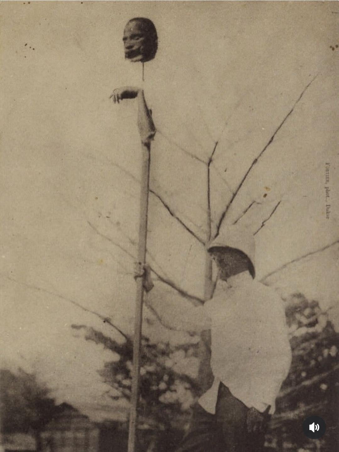 The severed head and arm of Diéry Dior Ndella Fall displayed by a French colonial administrator in Thiès, Senegal, April 1904 [749×1000]