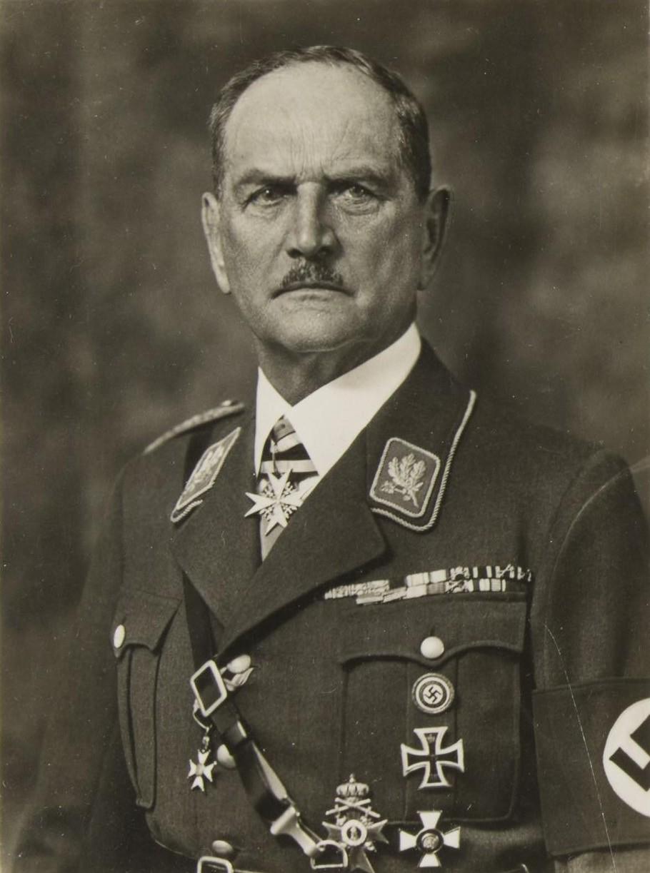 1930s portrait of German general & Nazi Reichskommissar Franz Ritter von Epp. Famous for serving in 4 German wars on 3 continents, his life encompassed both the 2nd and 3rd Reichs. He was one the few men to have participated in both the Herero & Namaqua Genocides as well as the Holocaust (1223×911)