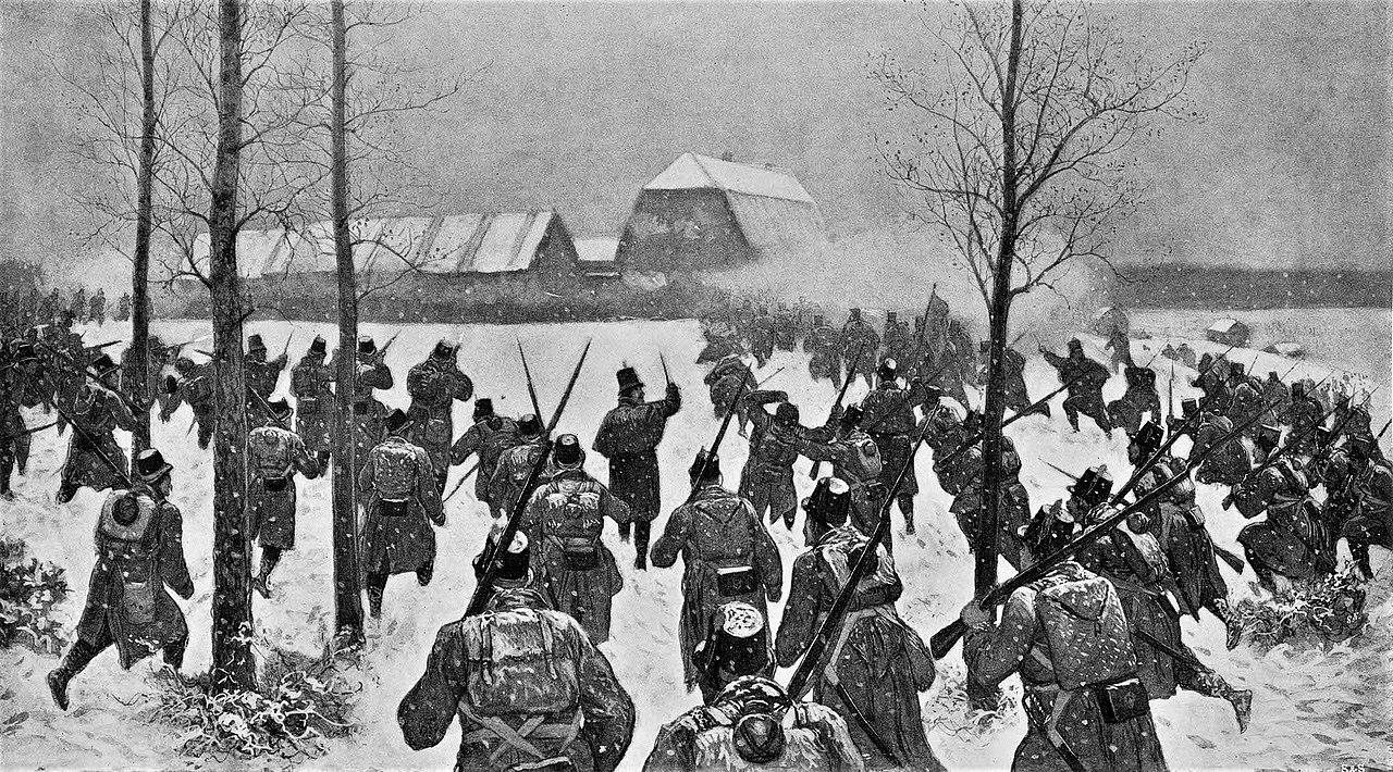 In the Finnish war of 1808-09, during the siege of Revolax, the attacking Finns were witnessed “cheering in happiness” as they stormed the last bits of the Russian occupied town. (1280×710)