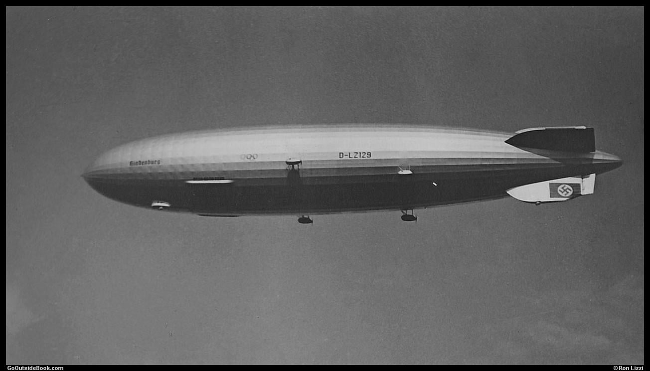 The Hindenburg over Aachen, Germany, on March 29, 1936 [1280 x 720]