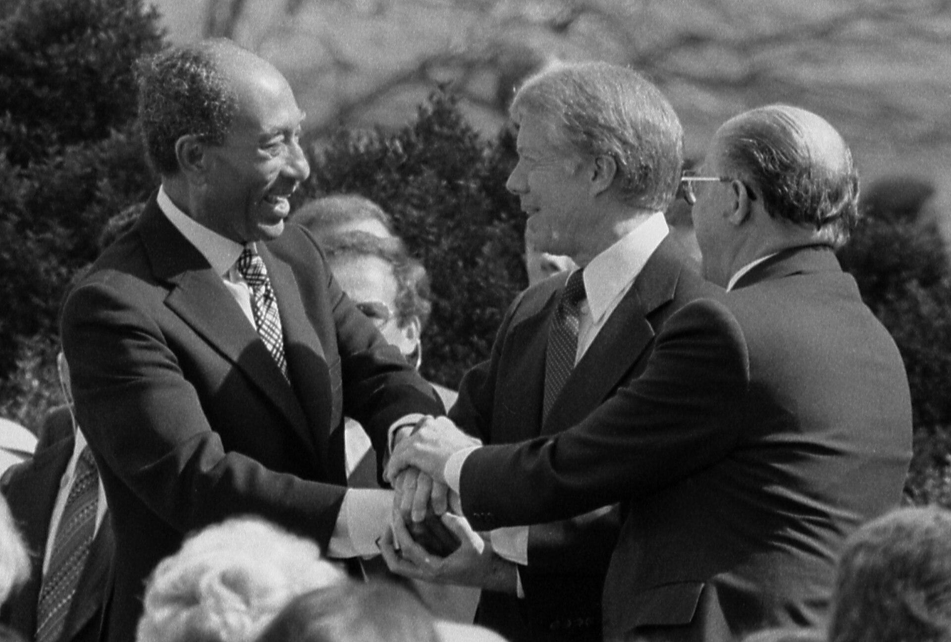 March 26, 1979, Israel and Egypt sign a historical peace agreement. The agreement included Egypt finally recognizing Israel’s existence, while Israel would give back the entire Sinai peninsula (More territory than all of Israel). While cold at times, peace held up to this day (1979) [1920×1296]