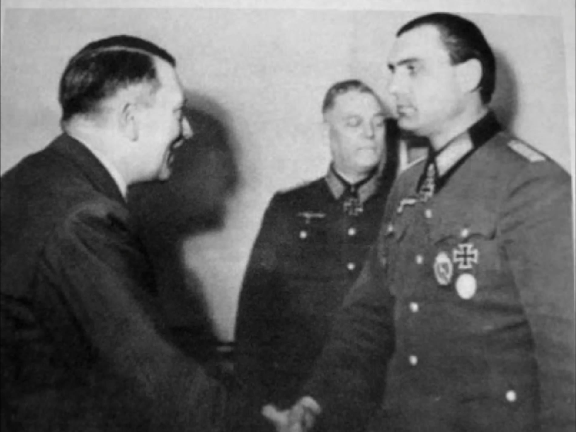 The most likely last photograph of Adolf Hitler on or about March 20th, 1945 [1900 x 1424]