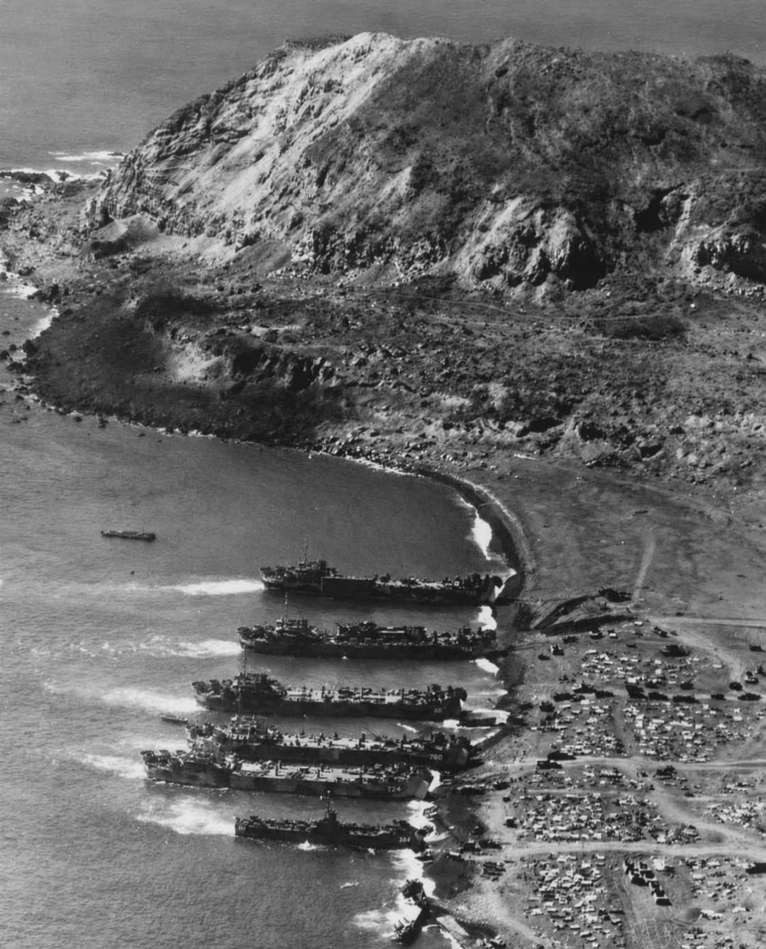US forces landing on the shores of Iwo Jima, February 1945. [1080×1337]