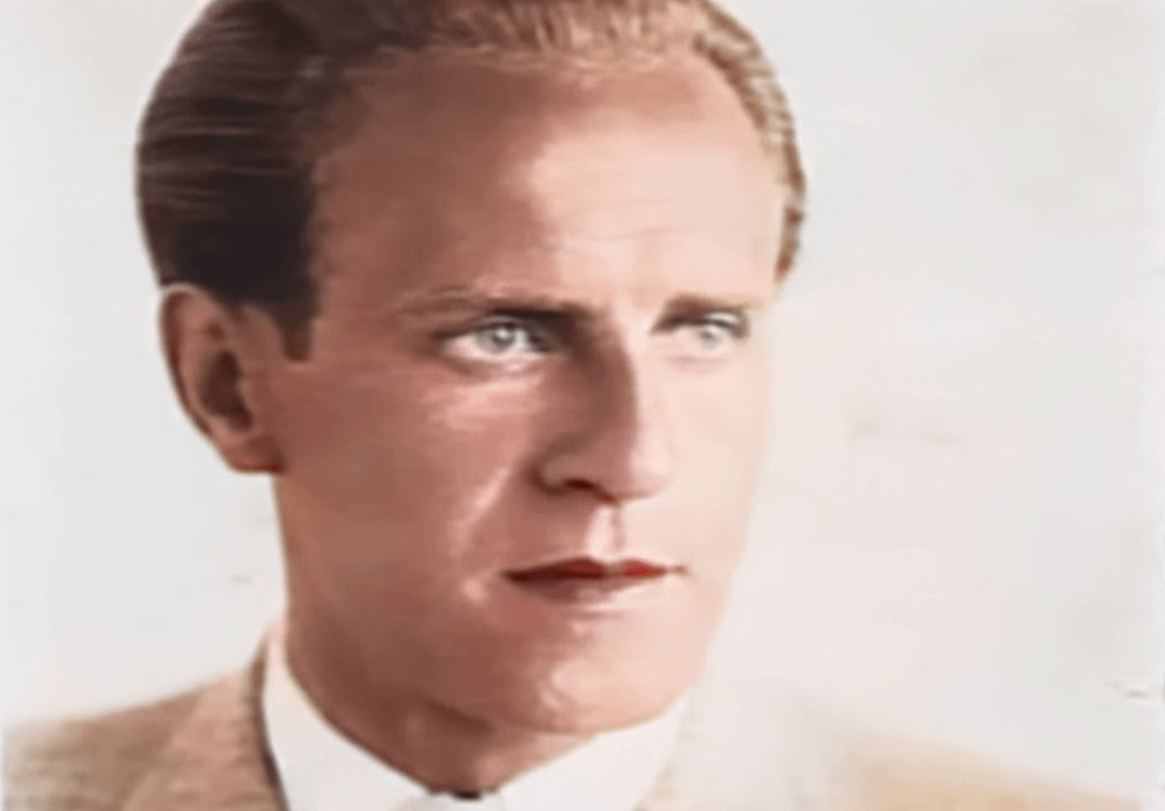 Photo of Oskar Schindler during the time of the film’s events (early 1940’s)
 [1075×165]