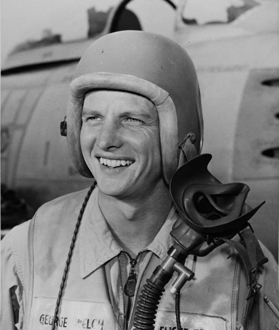 George Welch shoot down 4 Japanese aircraft, and was the first man to go supersonic. [1 ottobre 1947] (573x679px)