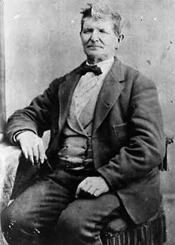 John D. Lee, the only man executed for the 1857 Mountain Meadows Massacre. [248×347]