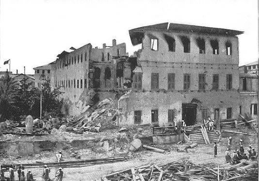 The Anglo-Zanzibar War on the set of history (1896) [534×374]