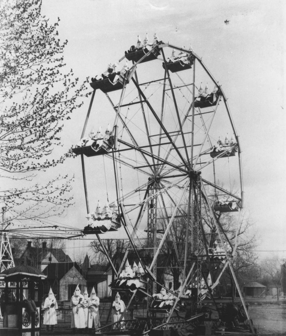 The Ku Klux Klan takes over an amusement park in Cañon City, Colorado, 1926, [1080×1270]