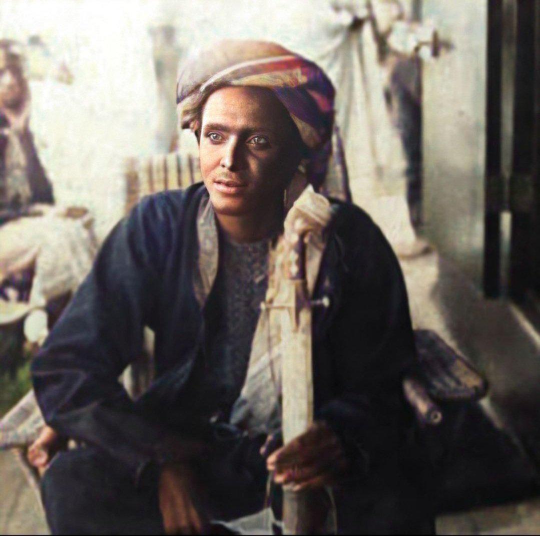 Ahmed Taajir, Sultan of Bender Qassim (Somalia) in 1889 [Colorized] 2048 × 2030
