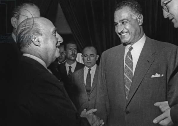 Francisco Franco and Gamal Abdel Nasser, September 24 (1960) [600×427]