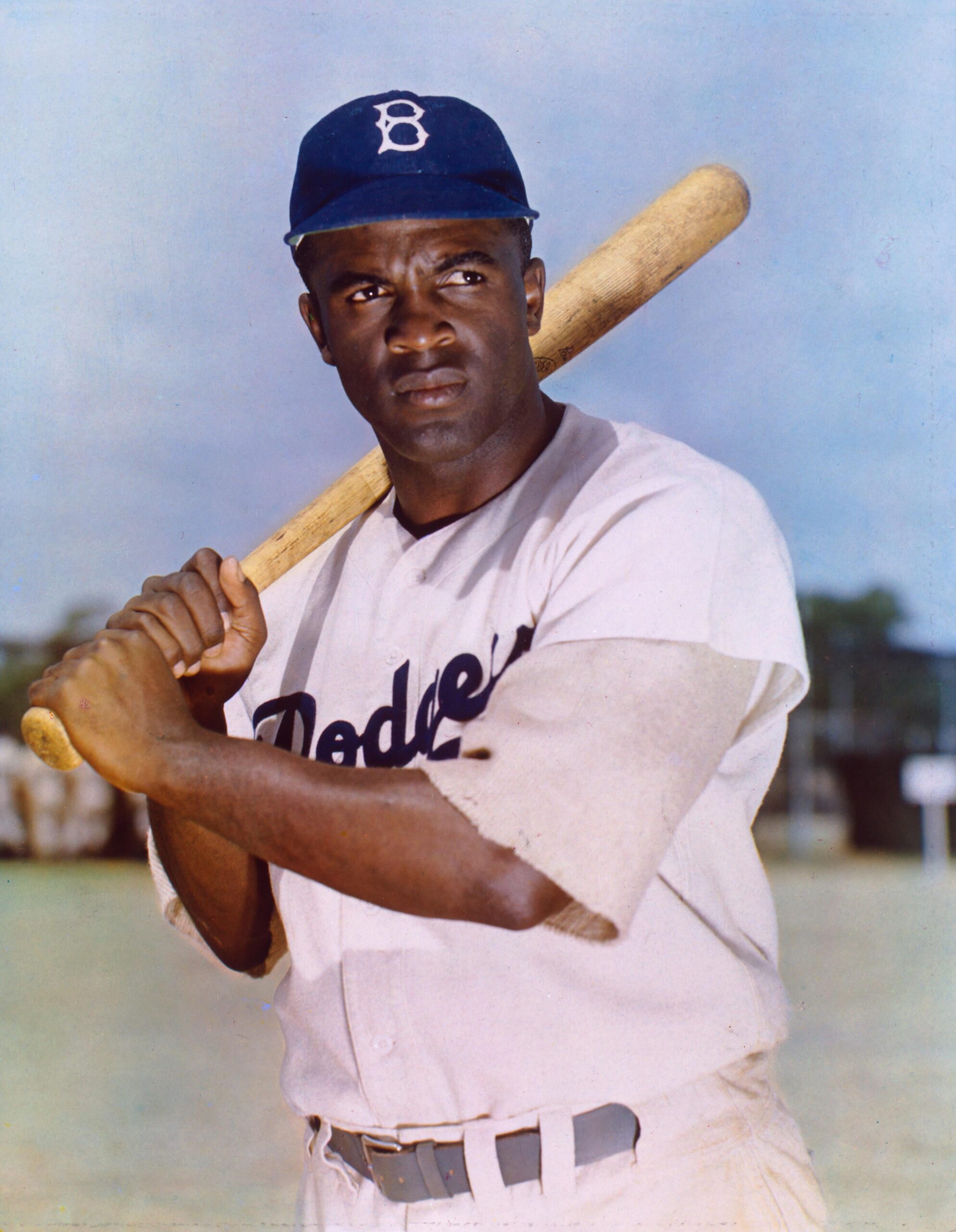 Jackie Robinson was an American professional baseball player who was the first African American to play in Major League Baseball (MLB) in the modern era. (1949) [2078×3488]