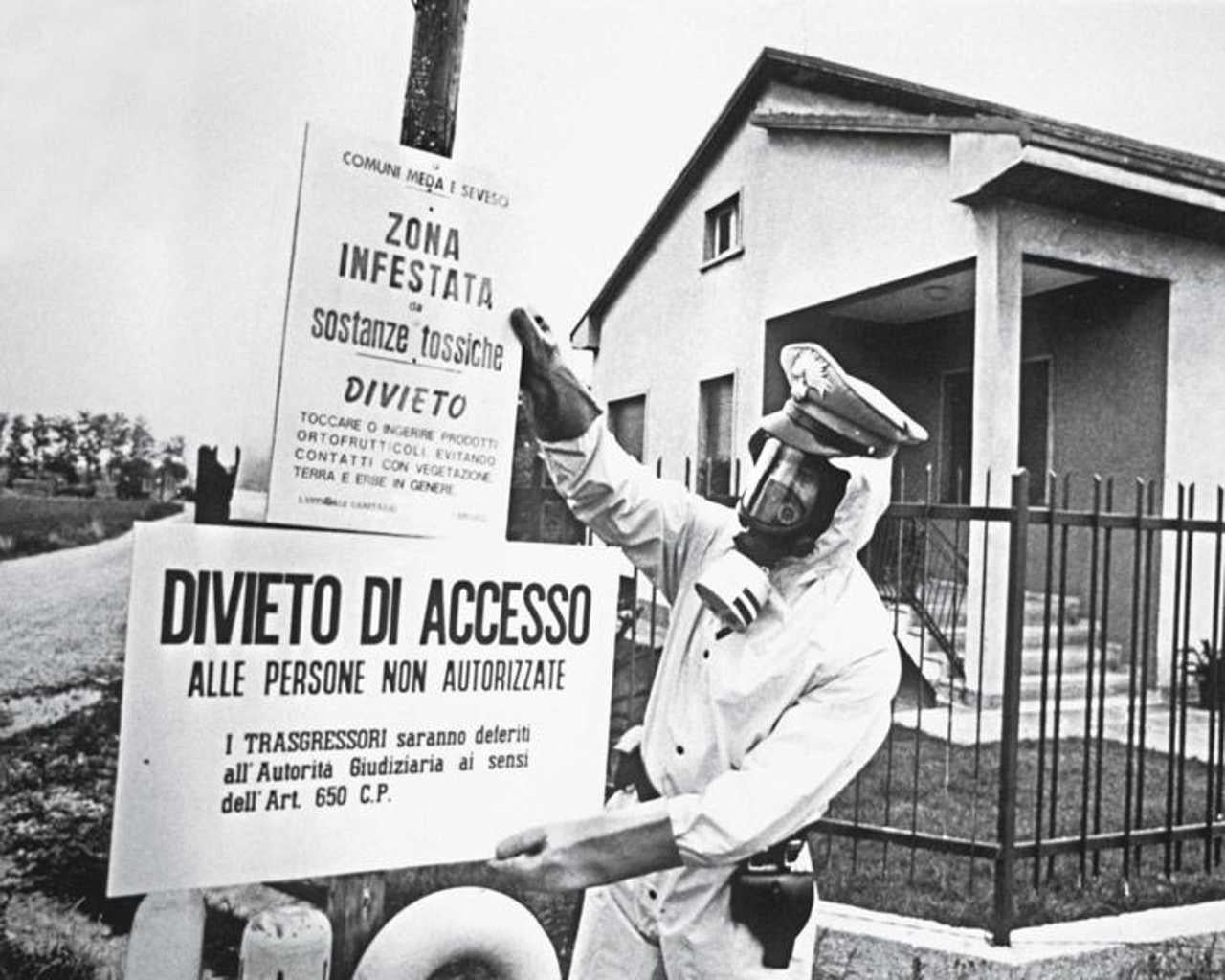 50 years since the Seveso disaster. On July 10 1976, a cloud of dioxin released from an exploded chemical reactor contaminated the city of Seveso and the surrounding countryside. 1000 people evacuated, spikes in cancer cases, 80000 animals dead. The worst environmental disaster in Italy [1280×1024]