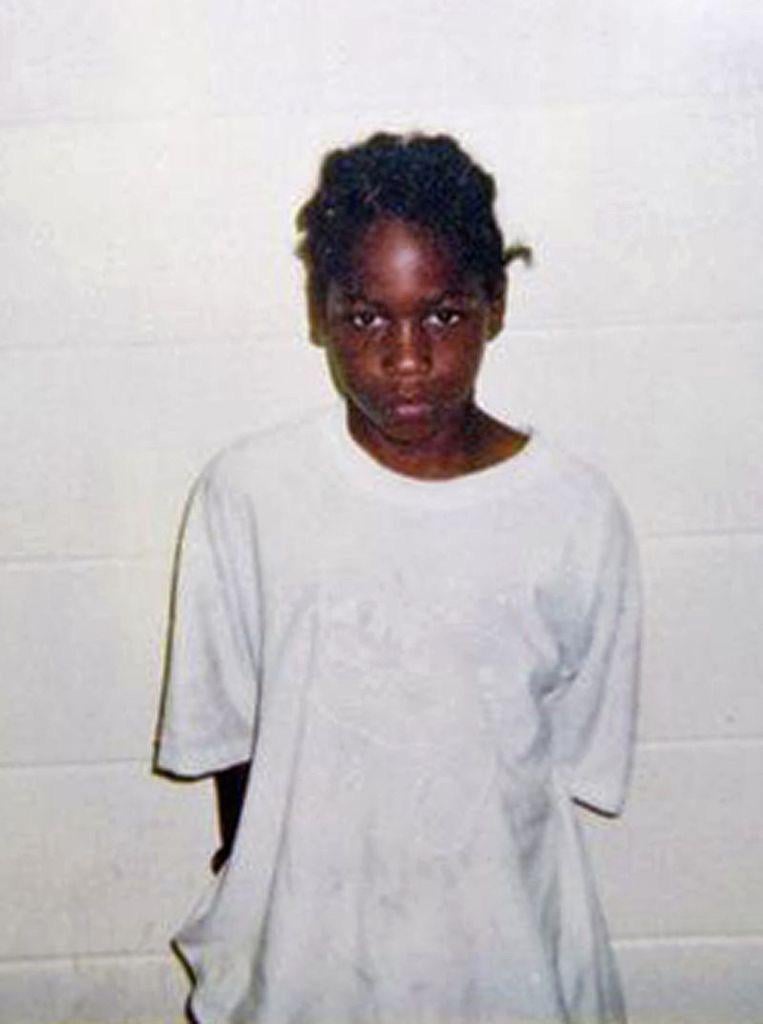 A mugshot of 11-year-old gangster Robert Sandifer. It is the only known photo of Sandifer, who killed a 14-year-old schoolgirl while shooting at rival gangsters, prior to his own murder by two teenage fellow gangsters. His short and violent life got national attention (Chicago, 1994) [1024 x 763].