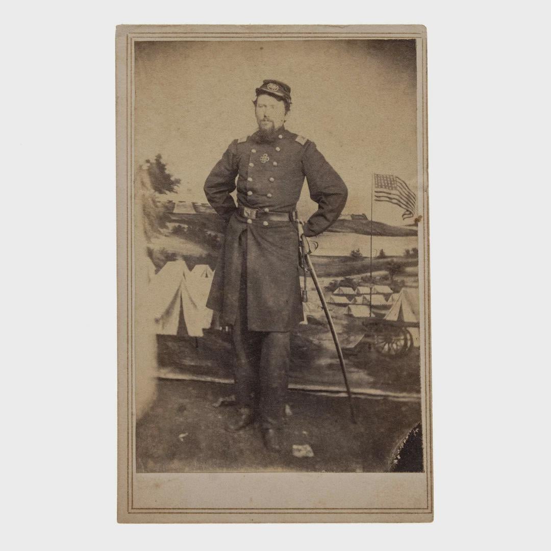 An 1864 signed CDV of Maj. Ellis Spear “Stand Firm, Ye Boys From Maine was the top lot at Fleischer’s sale of Civil war photos on June 20. (2000×2000) Reported by Rare Book Hub.