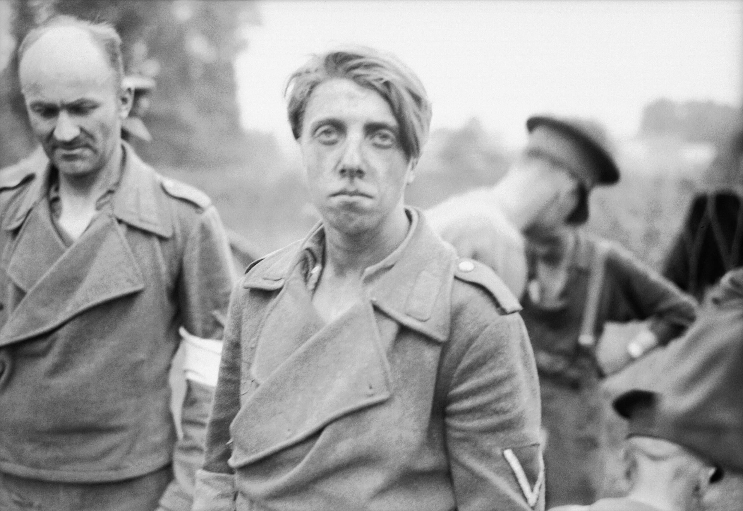 German prisoners-of-war captured by British forces during “Operation Goodwood.” Normandy, France, 19 July 1944 [2480 × 1706]