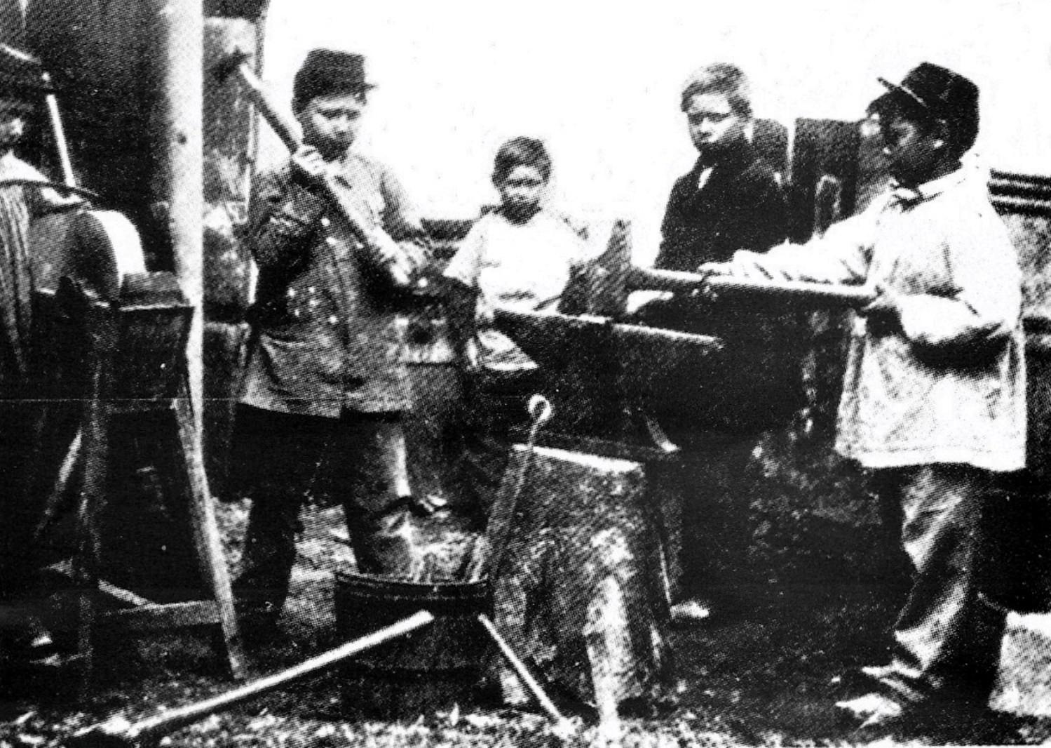 Child laborers hard at work on a factory forge during the 2nd French Empire, 1865. Based on contemporaneous labor laws, these children could legally have been working up to 8 hours a day as young as 8 years old & up to 12 hours a day if they were 12-16. Many factories ignored these laws (1500×1074)