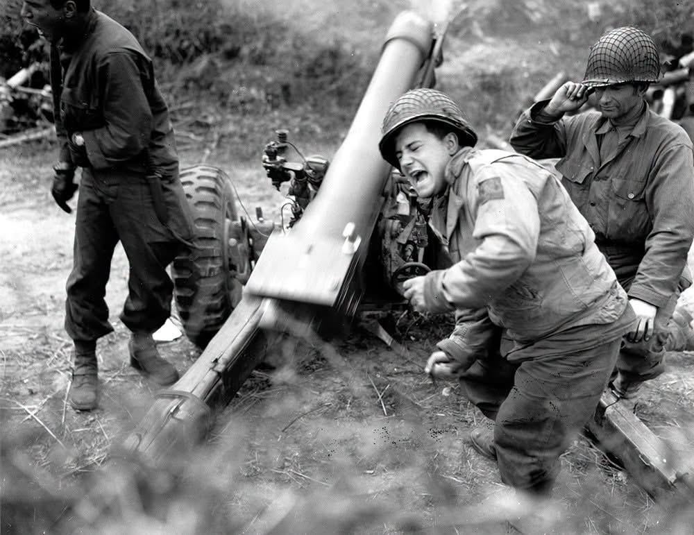 82 years ago today- The offensive to capture St. Lo began on 7 July 1944 and ended with the capture of the city by U.S. troops on 19 July 1944, 43 days after the D-Day assault landings. [1000×771]