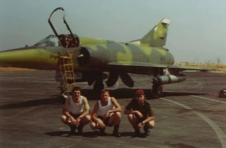 French Dassault Mirage 5 fighter-bomber, from the Zairian Air Force (FAZA), in the Republic of Zaire, c. 1970s. [720 x 473]